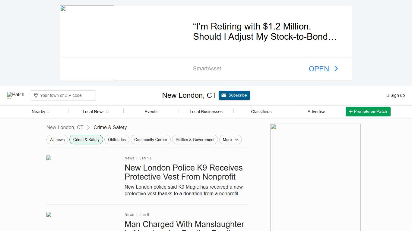 New London Crime & Safety News | New London, CT Patch